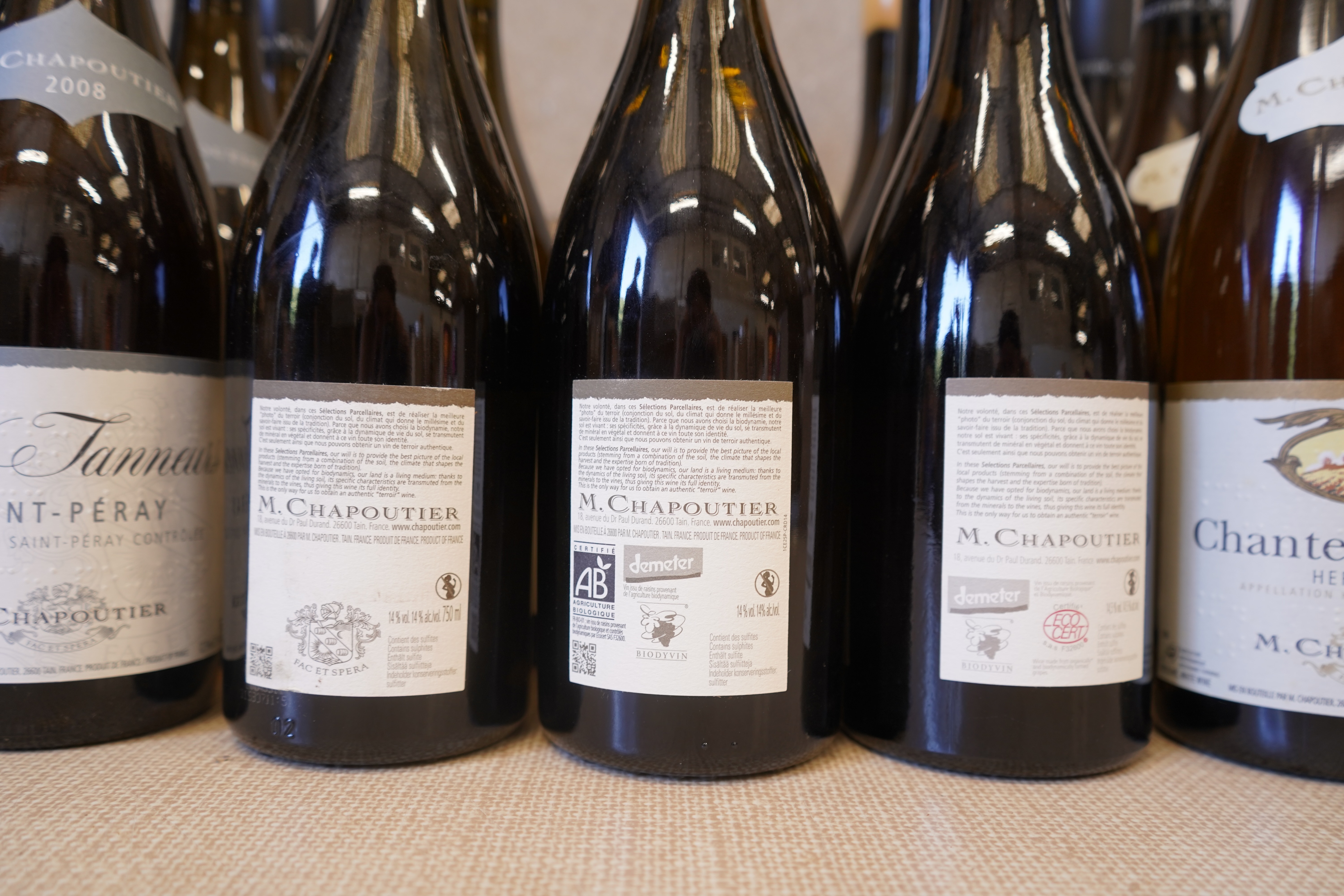 Domaine M. Chapoutier: A mixed parcel of Côtes du Rhône white wine